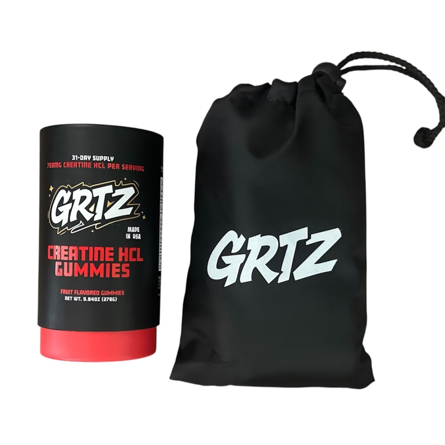 GRTZ Creatine HCL Gummies + Mini Bands Bundle